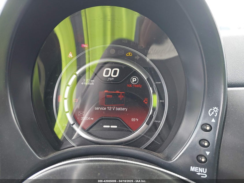 2017 FIAT 500E BATTERY ELECTRIC - 3C3CFFGE1HT654296