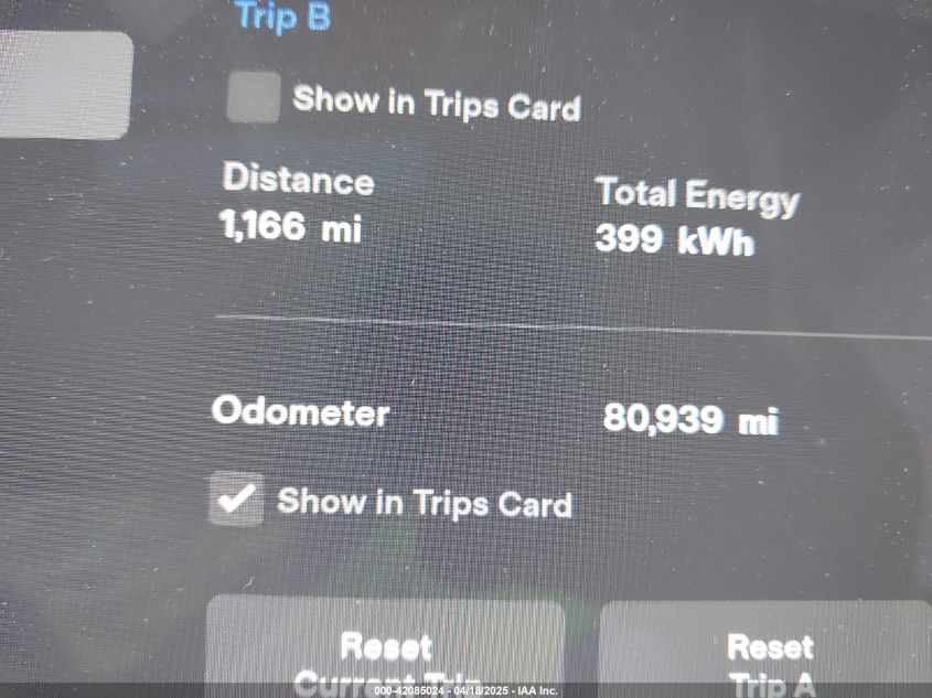 2020 Tesla Model 3 Long Range Dual Motor All-Wheel Drive VIN: 5YJ3E1EB5LF783269 Lot: 42085024