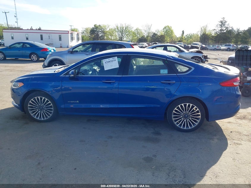 2018 FORD FUSION HYBRID VIN: 3FA6P0RU7JR273858