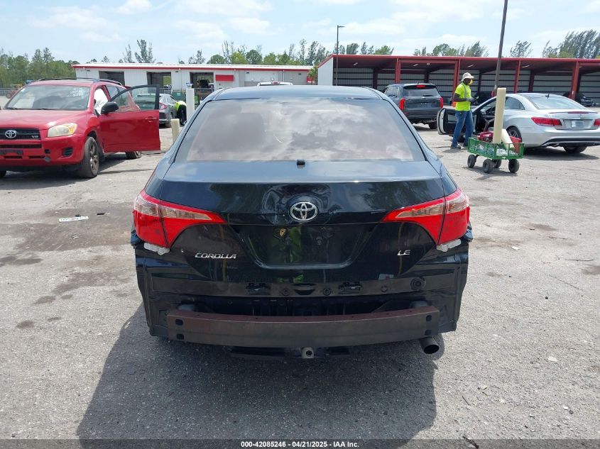 2017 Toyota Corolla Le VIN: 2T1BURHE6HC767192 Lot: 42085246