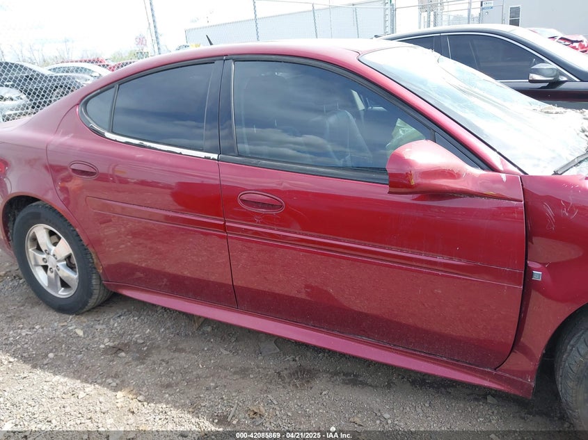 2008 Pontiac Grand Prix VIN: 2G2WP552481192010 Lot: 42085869