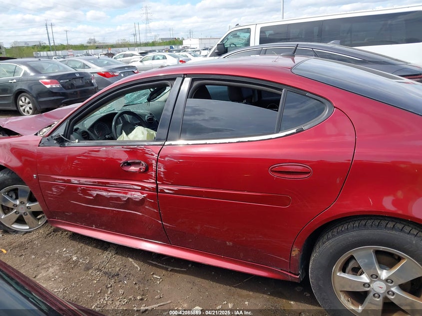 2008 Pontiac Grand Prix VIN: 2G2WP552481192010 Lot: 42085869