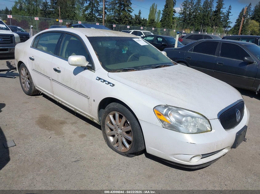 2006 Buick Lucerne Cxs white sedan gasoline 1G4HE57Y36U134866 photo #1