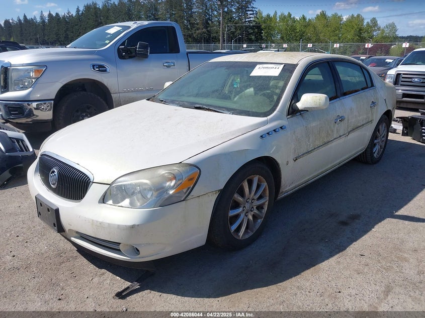 2006 Buick Lucerne Cxs white sedan gasoline 1G4HE57Y36U134866 photo #3