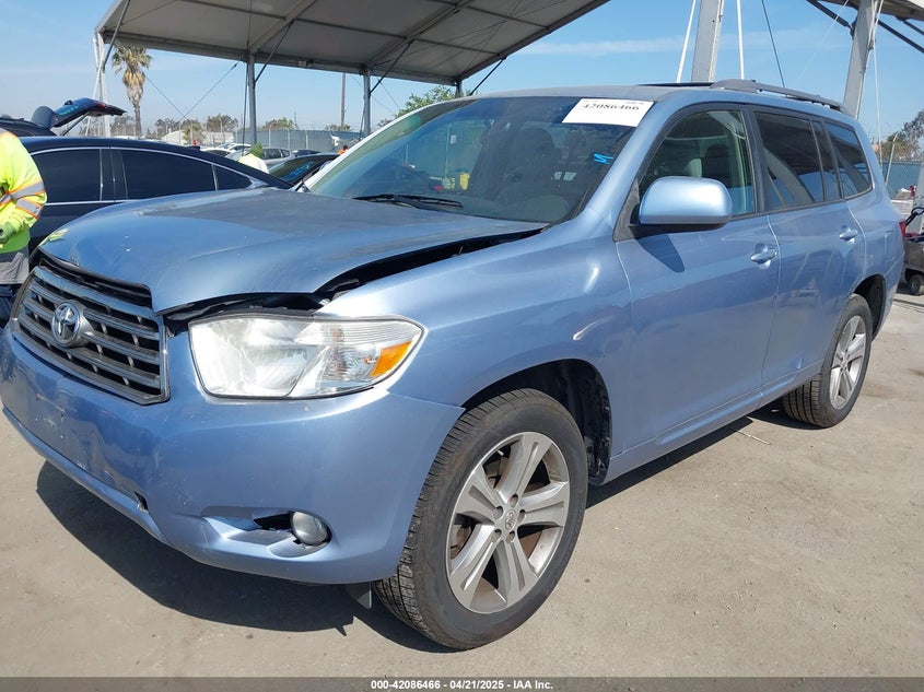 2008 TOYOTA HIGHLANDER VIN: JTEES43A382013591
