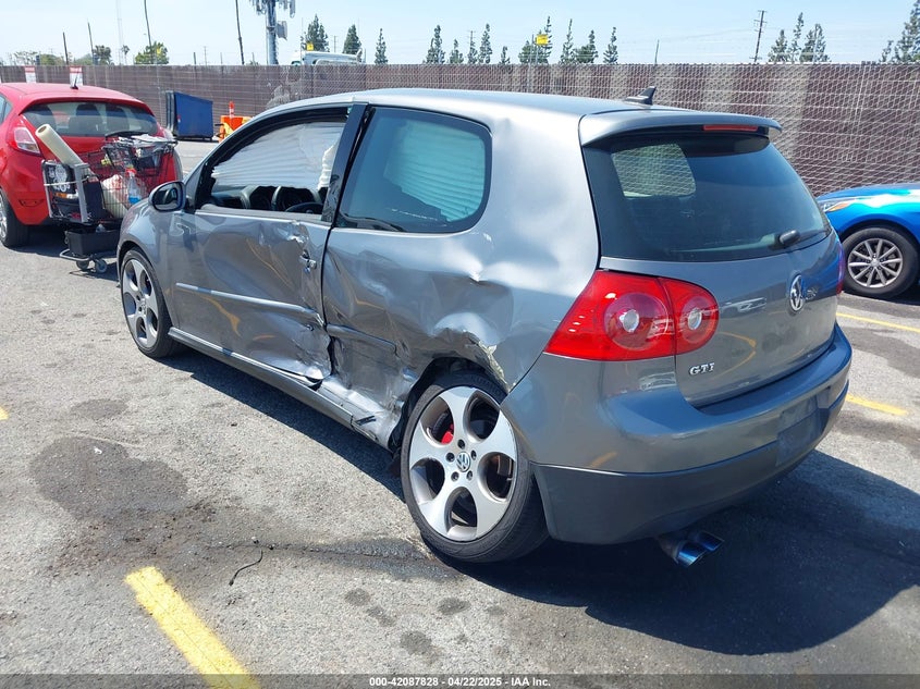 2009 VOLKSWAGEN GTI VIN: WVWFD71K39W018428