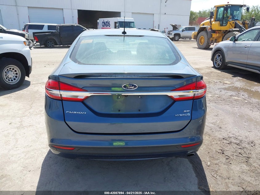 2018 FORD FUSION HYBRID VIN: 3FA6P0LU9JR137983