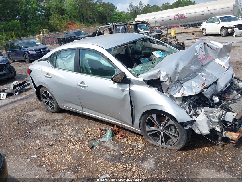 VIN 3N1AB8CV0MY305551 2021 NISSAN SENTRA SV XTRONIC CVT