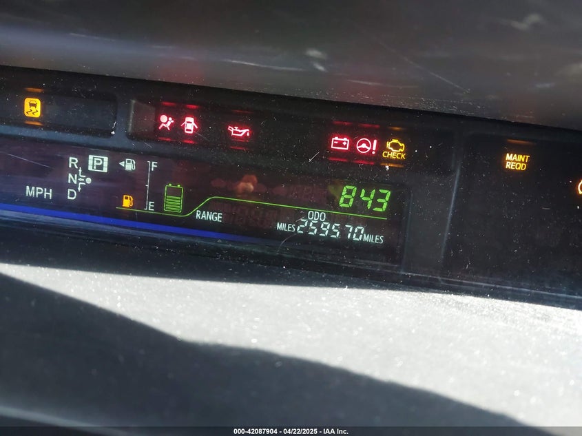 2014 TOYOTA PRIUS V VIN: JTDZN3EU7EJ014081