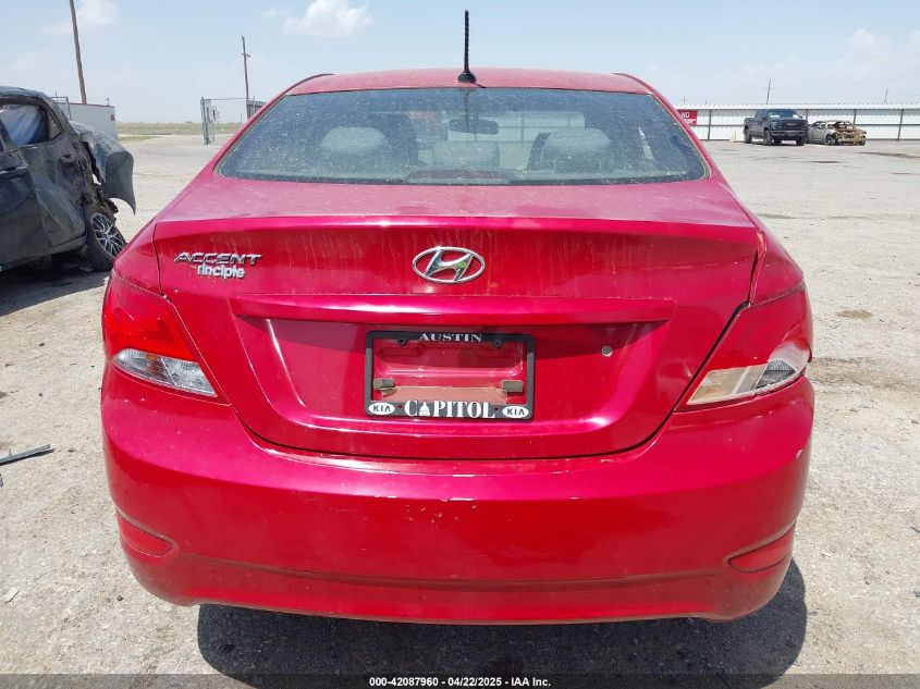 2015 Hyundai Accent Gls VIN: KMHCT4AE8FU906741 Lot: 42087960