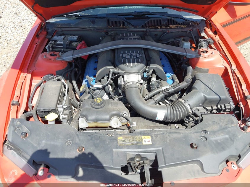 2012 FORD MUSTANG VIN: 1ZVBP8CU1C5202478