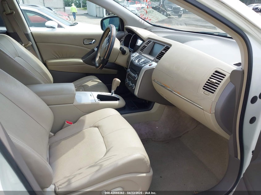 2010 NISSAN MURANO VIN: JN8AZ1MU9AW009571