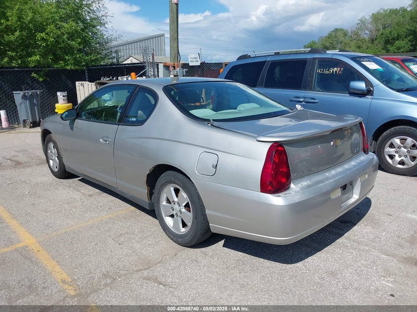 2007 CHEVROLET MONTE CARLO VIN: 2G1WJ15K679256417