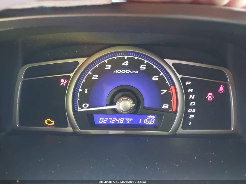 2007 HONDA CIVIC VIN: JHMFA16557S004137