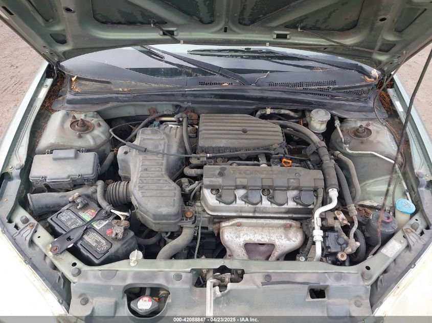 2004 Honda Civic Vp VIN: 1HGES16374L014278 Lot: 42088847