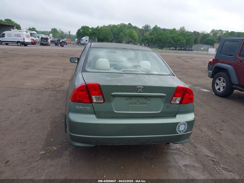 2004 Honda Civic Vp VIN: 1HGES16374L014278 Lot: 42088847