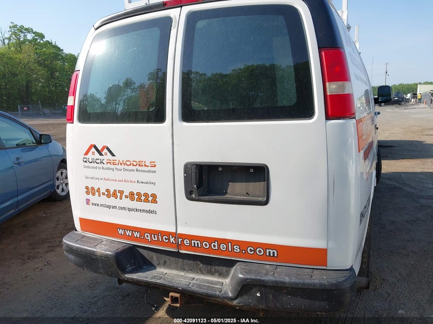 2012 CHEVROLET EXPRESS 1500 VIN: 1GCSGAFX4C1125659
