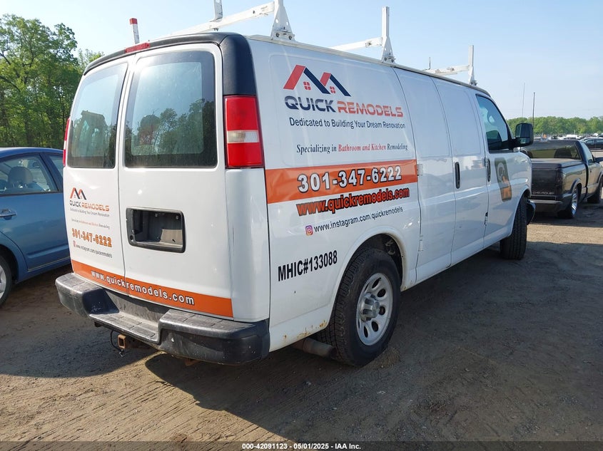 2012 CHEVROLET EXPRESS 1500 VIN: 1GCSGAFX4C1125659