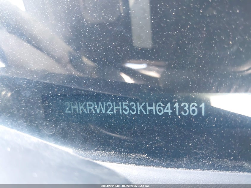 2019 HONDA CR-V EX - 2HKRW2H53KH641361