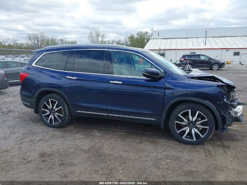 2019 Honda Pilot Touring VIN: 5FNYF6H68KB001978 Lot: 42091795