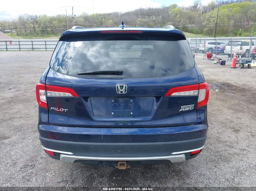 2019 Honda Pilot Touring VIN: 5FNYF6H68KB001978 Lot: 42091795