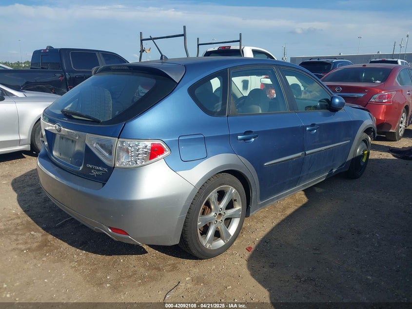2008 SUBARU IMPREZA OUTBACK SPORT VIN: JF1GH63688H806388