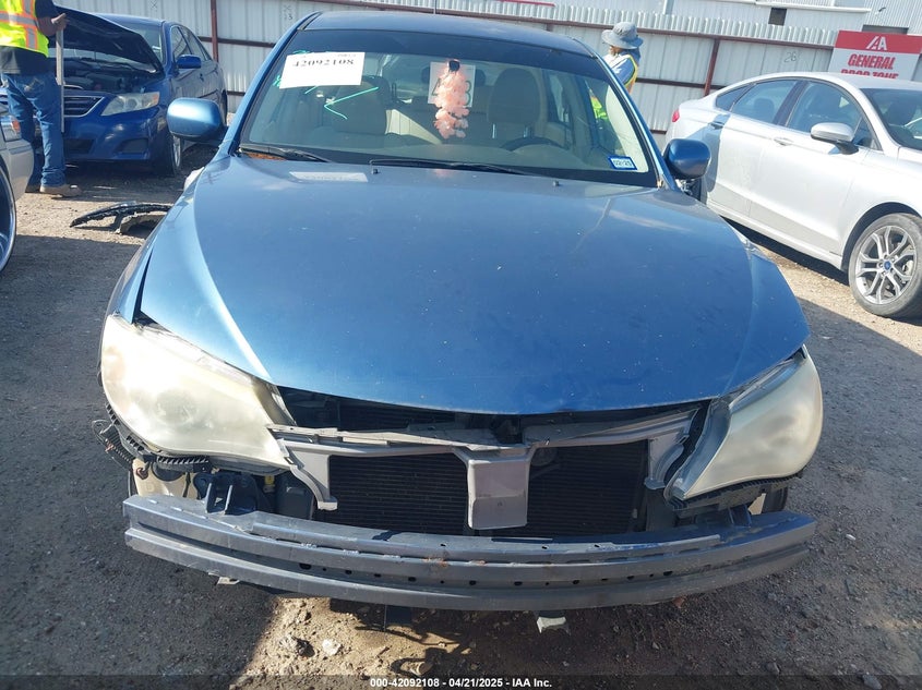 2008 SUBARU IMPREZA OUTBACK SPORT VIN: JF1GH63688H806388