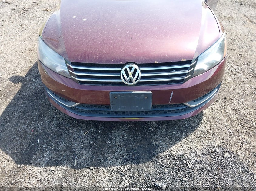 2014 VOLKSWAGEN PASSAT VIN: 1VWBT7A34EC093996