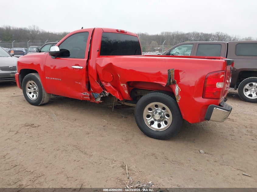 2007 CHEVROLET SILVERADO VIN: 1GCEK14CX7Z649675