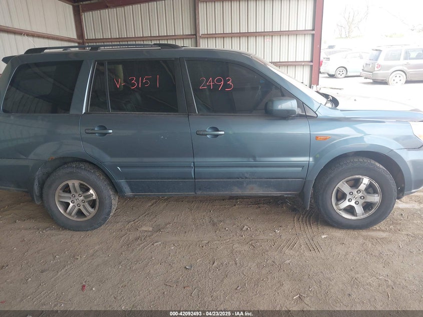 2008 Honda Pilot Ex-L VIN: 5FNYF18618B033151 Lot: 42092493