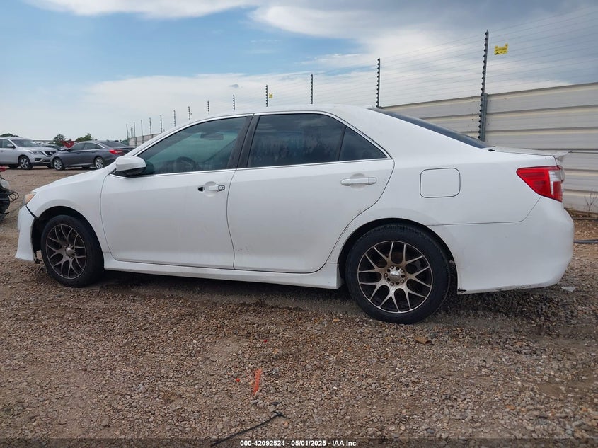 2012 TOYOTA CAMRY VIN: 4T1BF1FK9CU508708
