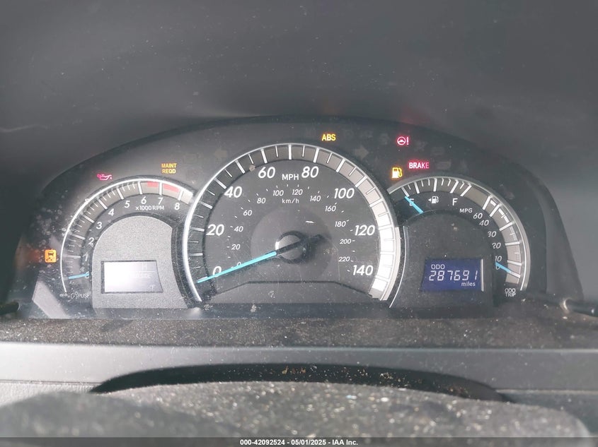 2012 TOYOTA CAMRY VIN: 4T1BF1FK9CU508708