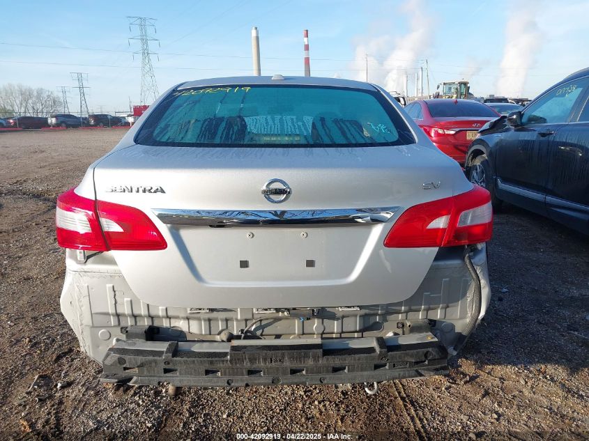 2019 Nissan Sentra Sv VIN: 3N1AB7AP7KY338283 Lot: 42092919