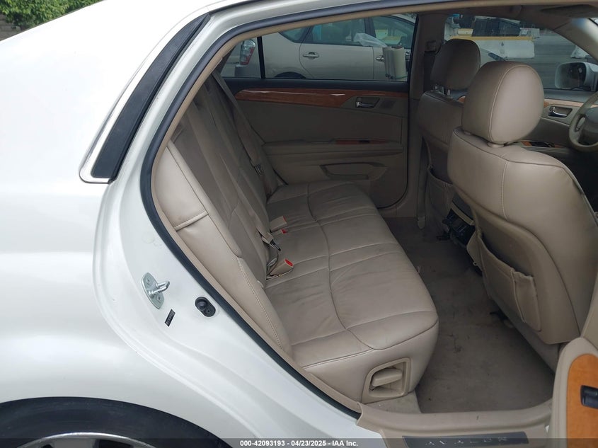 2007 TOYOTA AVALON VIN: 4T1BK36B67U245980