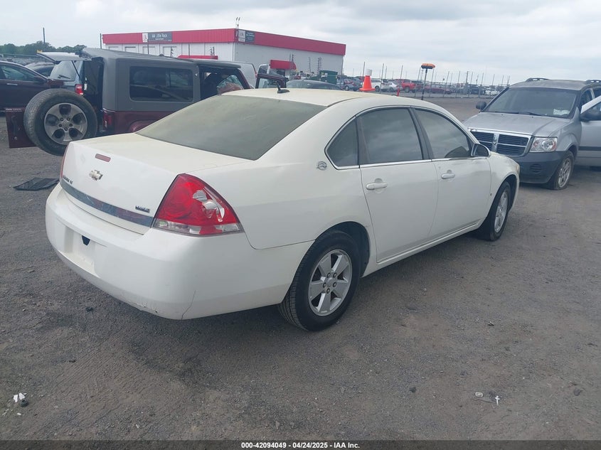 2008 CHEVROLET IMPALA VIN: 2G1WT58K089284258