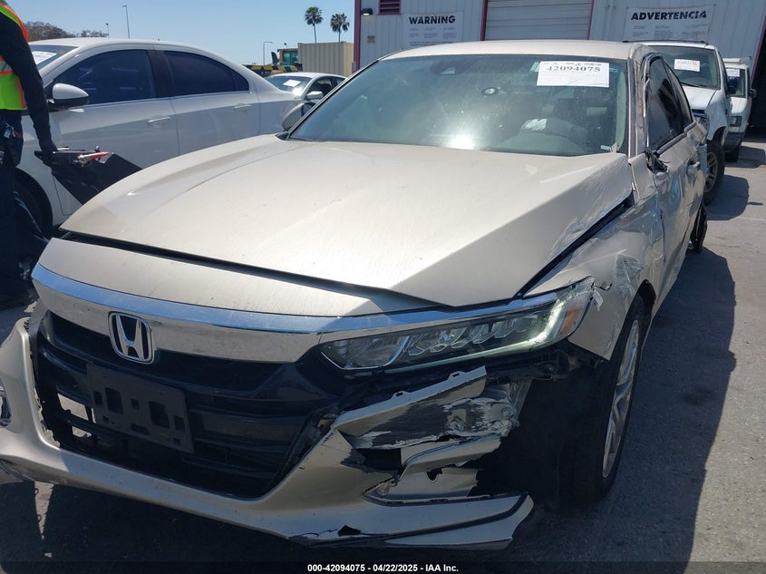 2018 HONDA ACCORD VIN: 1HGCV1F16JA052721