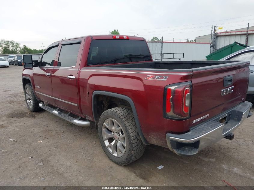 2017 GMC Sierra 1500 Slt VIN: 3GTU2NEC1HG393431 Lot: 42094230