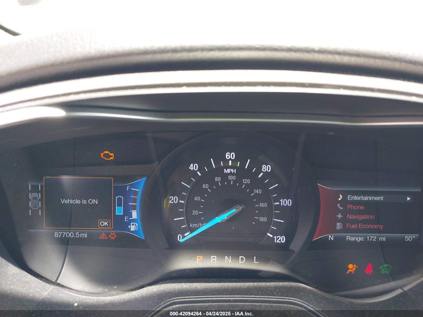 2019 FORD FUSION HYBRID VIN: 3FA6P0LU3KR174108