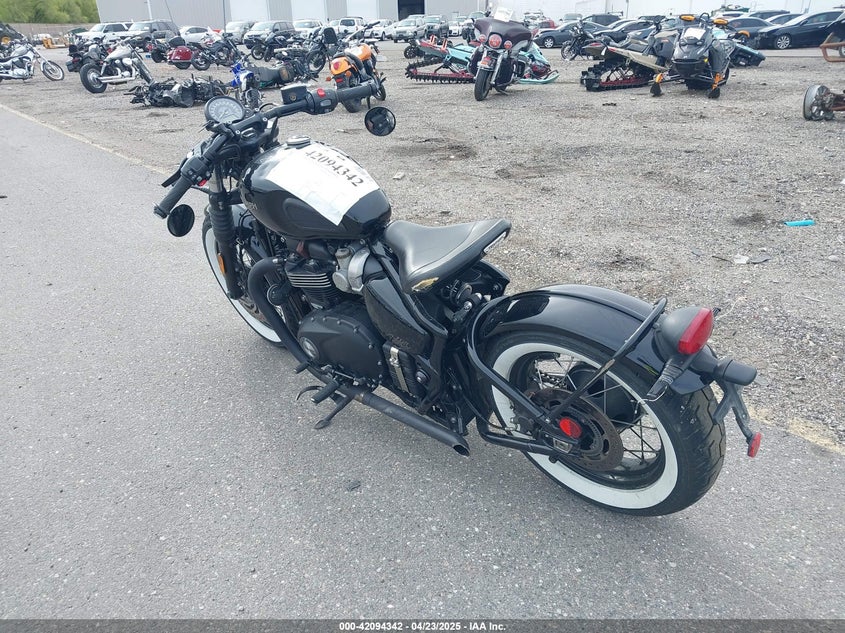 2019 TRIUMPH MOTORCYCLE BONNEVILLE BOBBER BLACK - SMTD53HL2KT905393