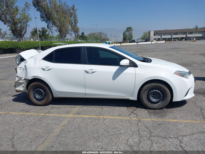 2016 TOYOTA COROLLA VIN: 5YFBURHE3GP542713