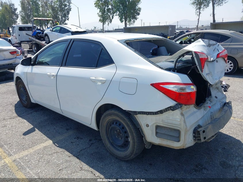 2016 TOYOTA COROLLA VIN: 5YFBURHE3GP542713