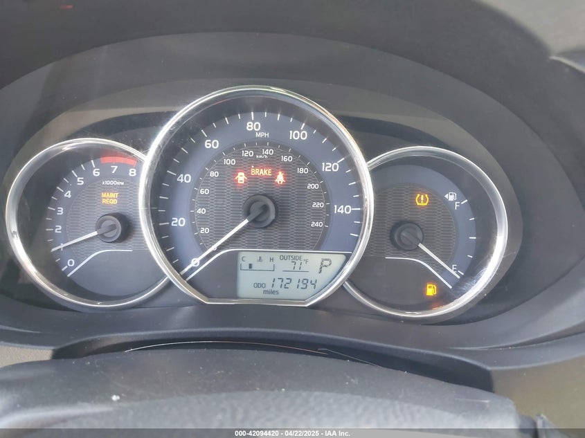 2016 TOYOTA COROLLA VIN: 5YFBURHE3GP542713