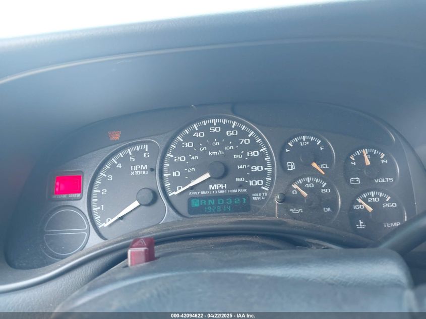 2001 Chevrolet Silverado 1500 Ls VIN: 1GCEC19T61Z324941 Lot: 42094622