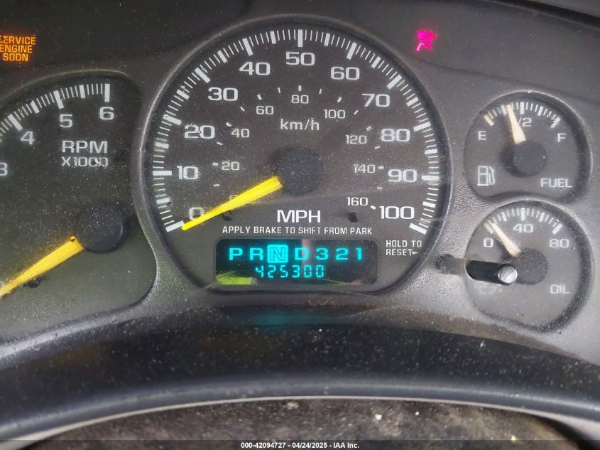 2000 Chevrolet Silverado 1500 Ls VIN: 1GCEC14T1YZ251253 Lot: 42094727