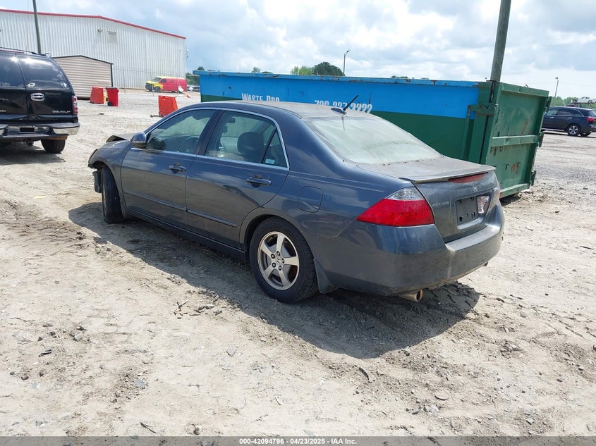 2007 HONDA ACCORD HYBRID VIN: JHMCN36417C002048