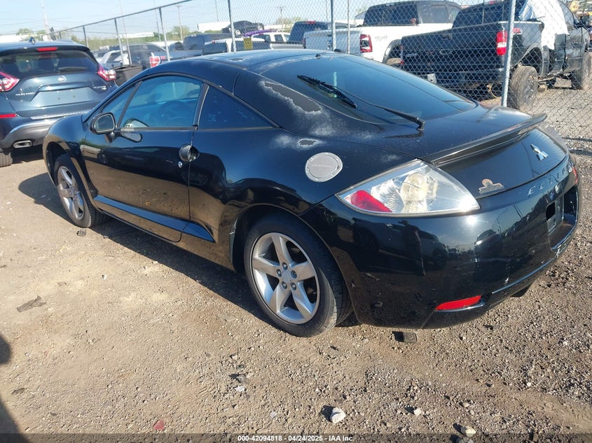 2008 MITSUBISHI ECLIPSE VIN: 4A3AK24F78E007791