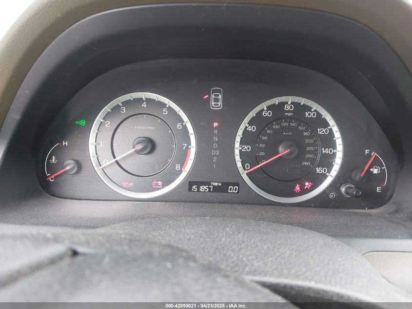 2010 Honda Accord 2.4 Ex-L VIN: 1HGCP2F82AA186560 Lot: 42095021