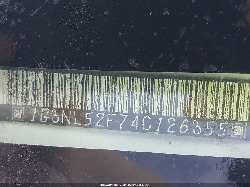 2004 Oldsmobile Alero Gl1 VIN: 1G3NL52F74C126355 Lot: 42095348