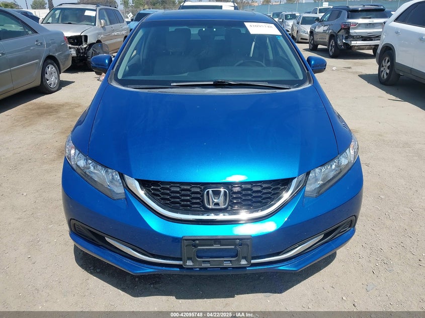 2014 HONDA CIVIC VIN: 19XFB2F8XEE250504