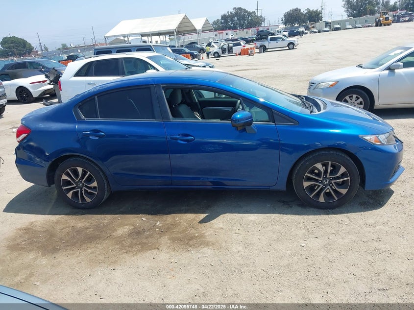 2014 HONDA CIVIC VIN: 19XFB2F8XEE250504